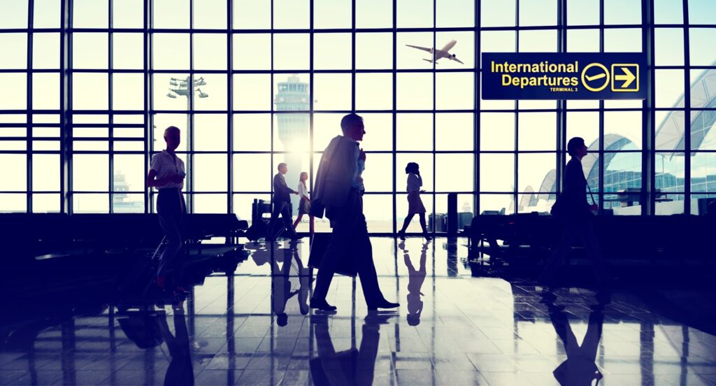 International Departtures Terminal Business Travel Transportatio